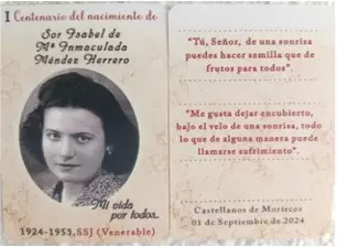 Centenario Isabel Mendez Herrero